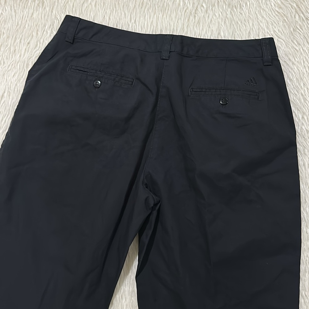 Adidas black capris golf pants size 10 - Picture 6 of 7